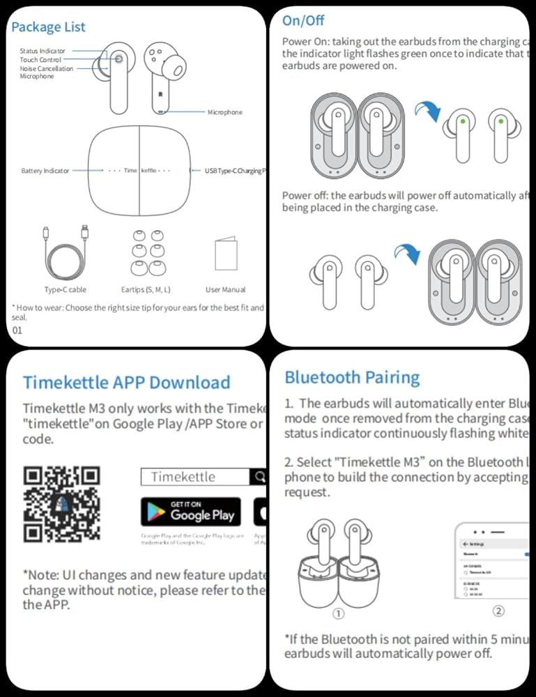 スマホアクセサリー Timekettle W4 Pro W4 Pro AI Interpreter Earbuds – Timekettle